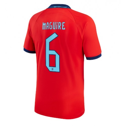 England Harry Maguire #6 Bortatröja VM 2022 Kortärmad
